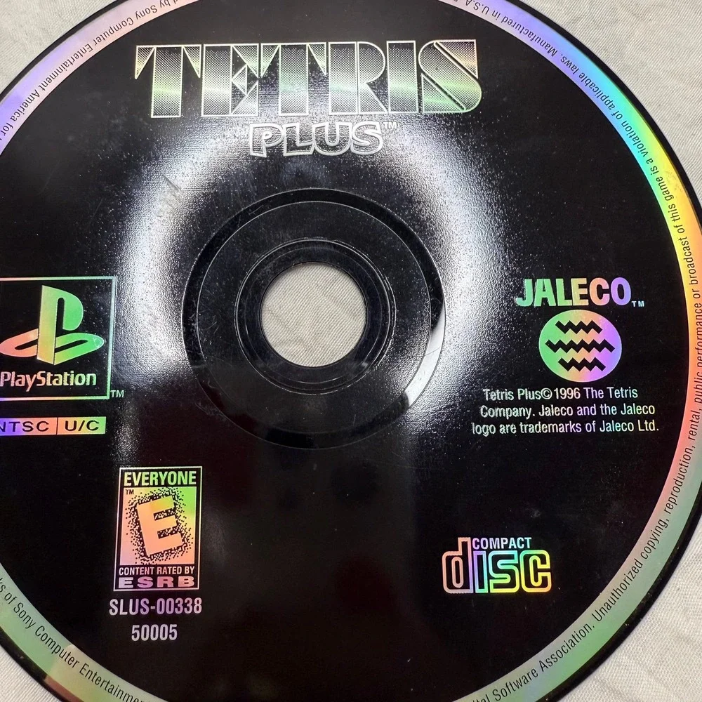 Tetris‎ Plus Sony PlayStation 1 PS1 Game Jaleco U/C Complete